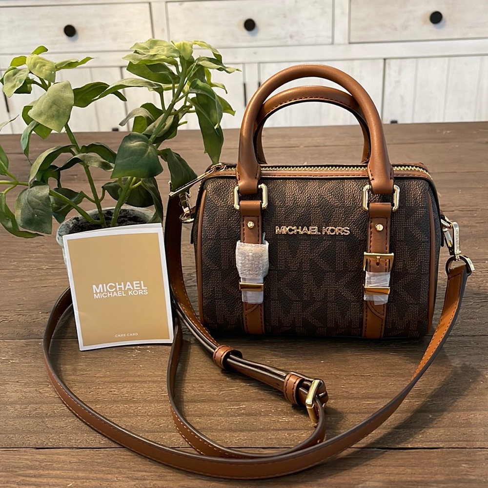 NWT Extra small logo duffle crossbody bag.